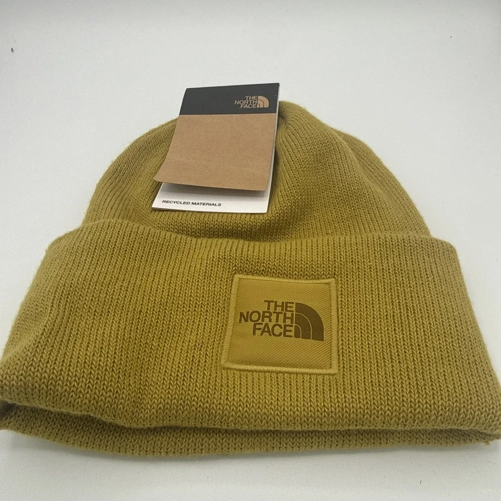 The North Face Beanie Big Box Beanie Amber Green One Size NWT